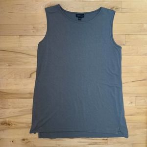 J. JILL Top Tunic Wearever Collection Sleeveless Olive Green Rayon Blend S Small